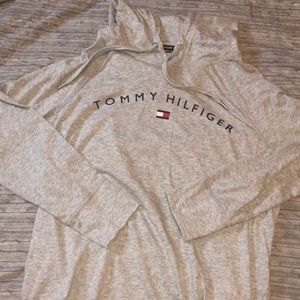 Tommy Hilfiger Sport Gray Hoodie Large
